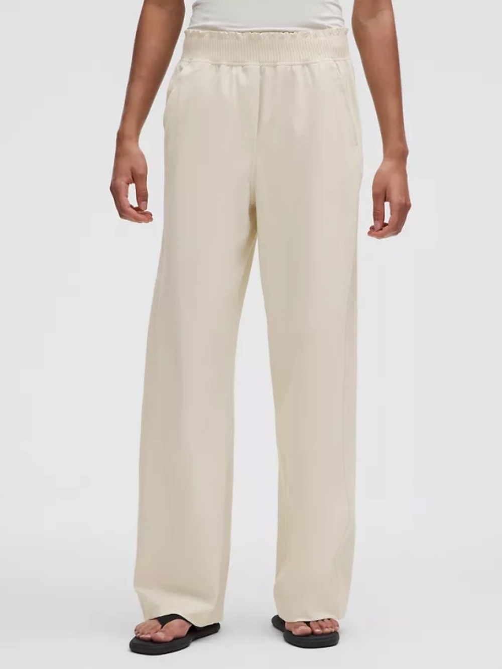 Lululemon Stretch Woven Ruffle-Waist Wide-Leg Pant - NWOT